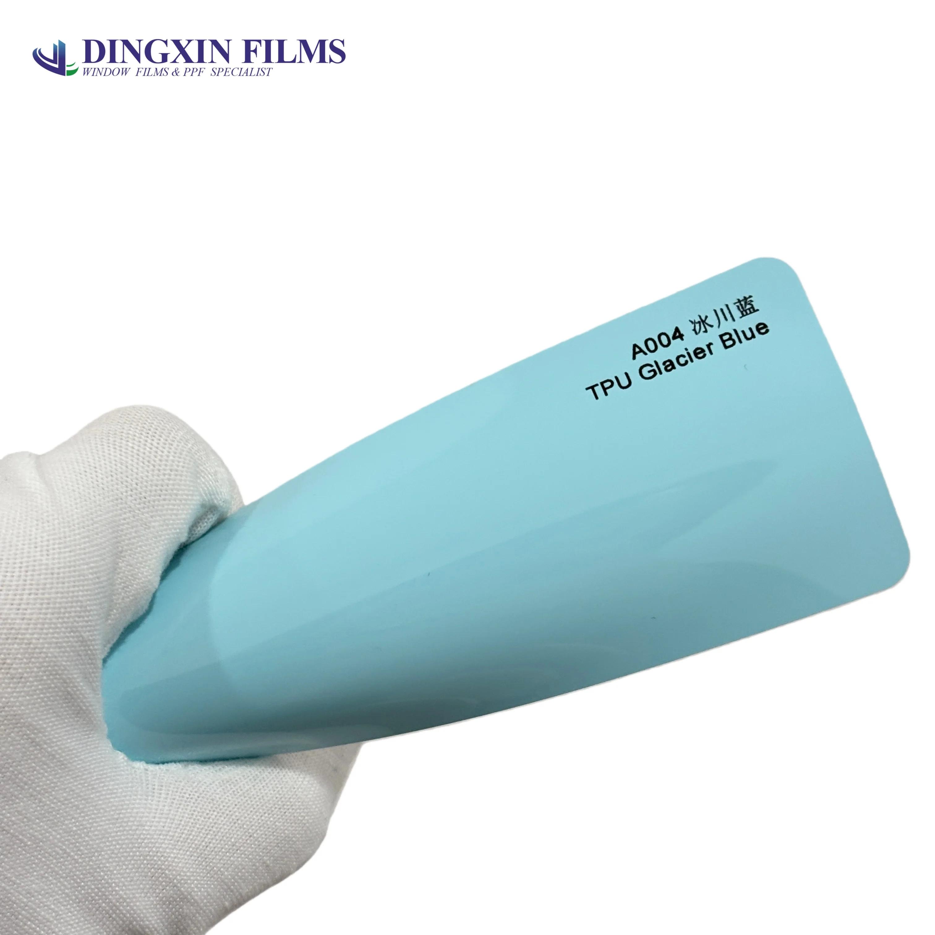 

Глянцевая виниловая пленка для оклейки авто Glacier Blue 1.52x18м с технологией Air Release - устойчивая к царапинам, съемная