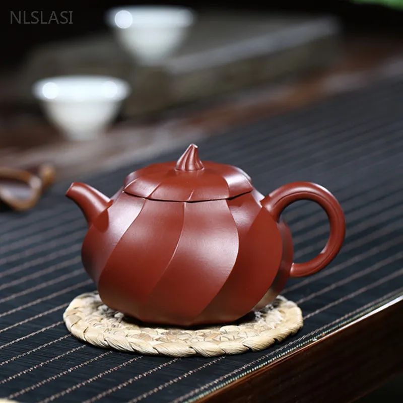 

230ml Raw Ore Zisha Dahongpao Tea Pot Chinese Yixing Purple Clay Teapot Home Beauty Kettle Tradition Filter Teaware Accessories