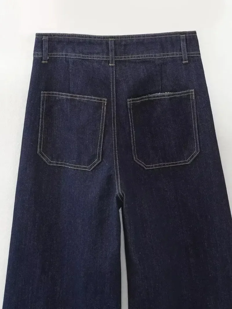 Hight Street Women\'s Jeans Y2k Jean Baggy Women 2023 Fashion New  Kpop Cargo High Waist Wide Vintage Pant Jeans Women