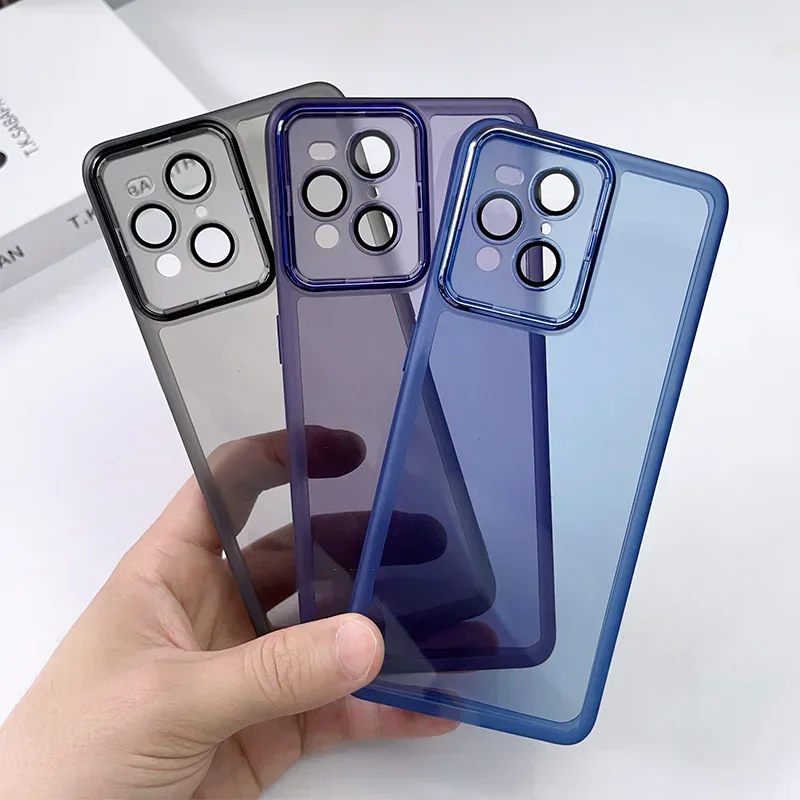 Original Camera Lens Film Protector Phone Case for OPPO FindX3 Find X3 Pro Lite X3Pro 5G Soft Silicone Transparent Back Cover