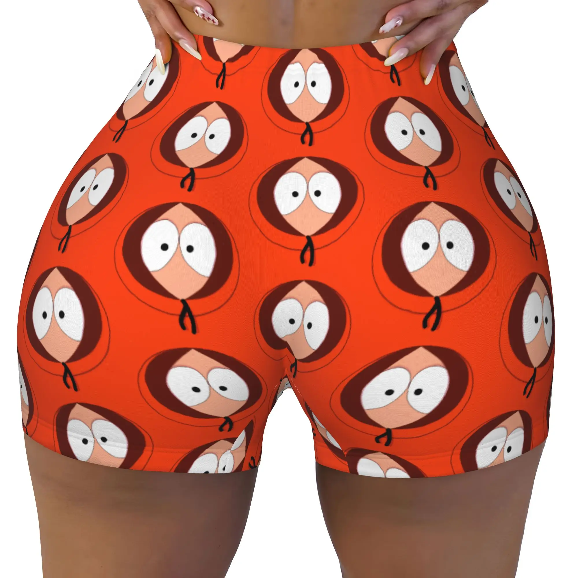 Custom E-Ericed Anime Running Volleyball Workout Shorts for Women Kennyed Kyled Staned Gym Athletic Yoga Shorts