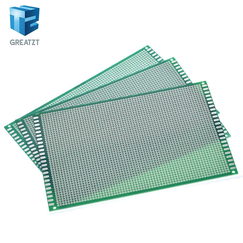 GREATZT 1/2/4PCS 12x18cm 120x180 mm Single Side Prototype PCB Universal Printed Circuit Board Protoboard For Arduino