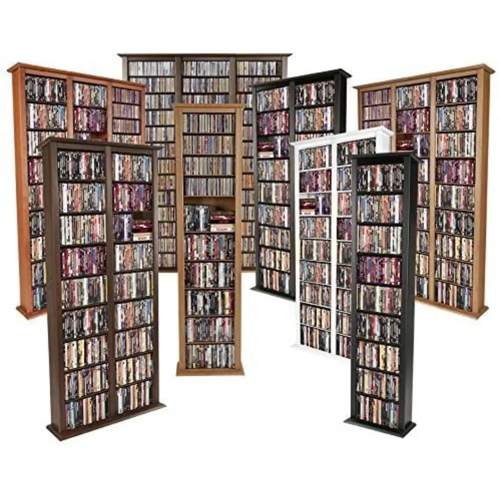 Venture Horizon Media Storage Tower-Regular Doble Negro