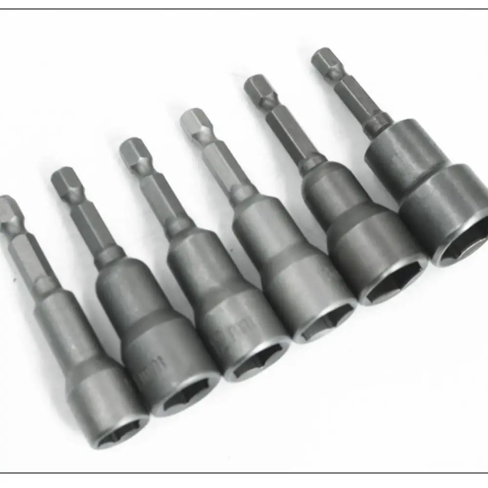 Chrome Vanadium Magnetic Hex Socket For Fuxin Power Impact Driver Bit 65mm Nut Setter Adapter Hand Tool Maintenance Set