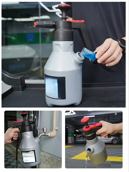 Car Wash Foam Sprayer Foam Lance Hand Generator Garden Water Flowers Hnad Pump Snow Foam Clean Self Car Wash Tools