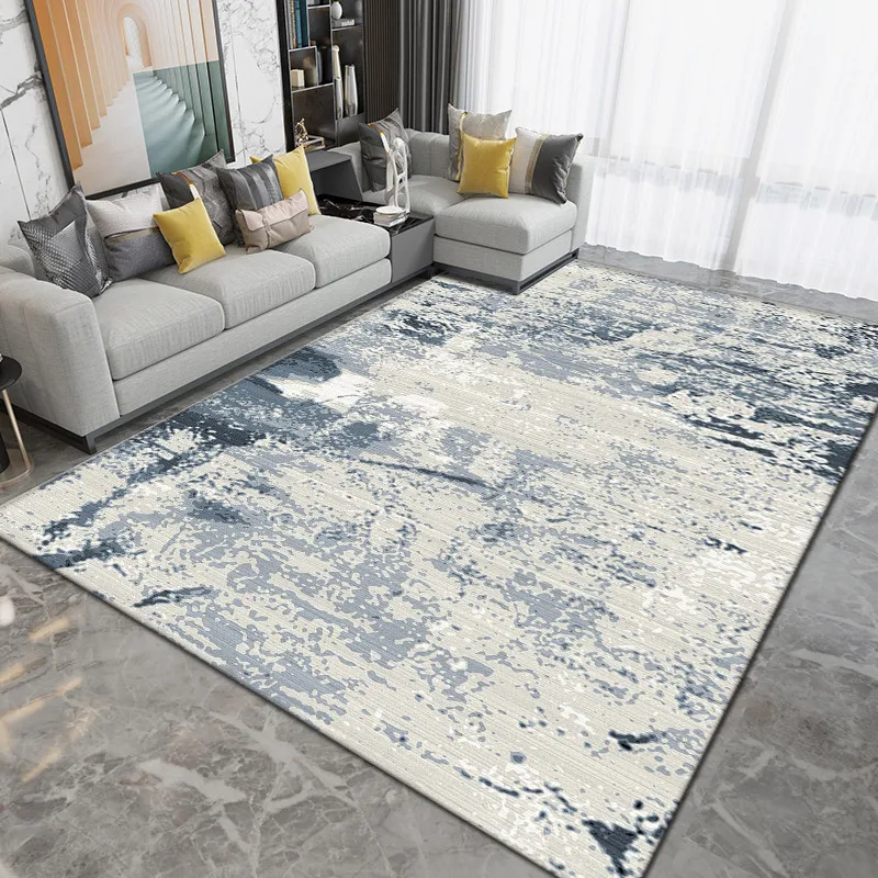 Nordic Carpet Living Room Ink Splash Abstract Area Rug Large Bedroom Decoration Home Rugs Washable Entryway Doormat Bath Mat