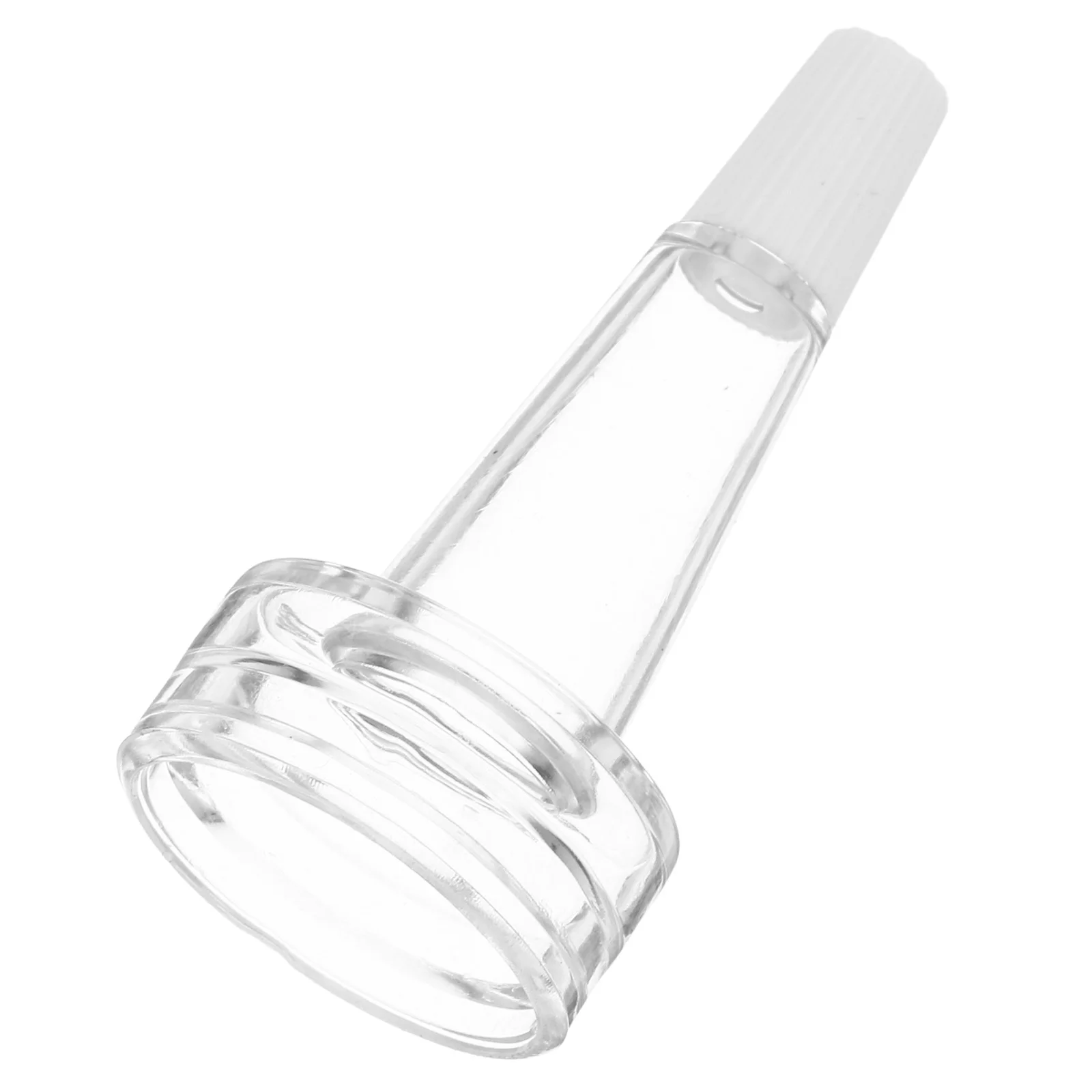

20 Pcs Ampoule Shunt Essence Transparent Caps Dropper Splitter Bottle Trumpet Head Horn Shape