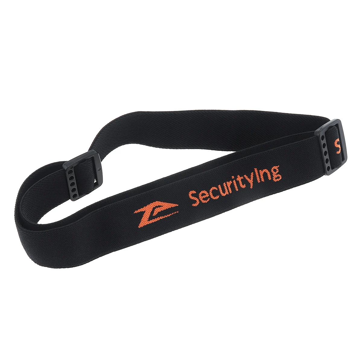 SecurityIng Elastic Headband Adjustable Headlight Strap for 22-26mm Torch Headlight with 2pcs Headlight Bracket, Head Lamp Strap