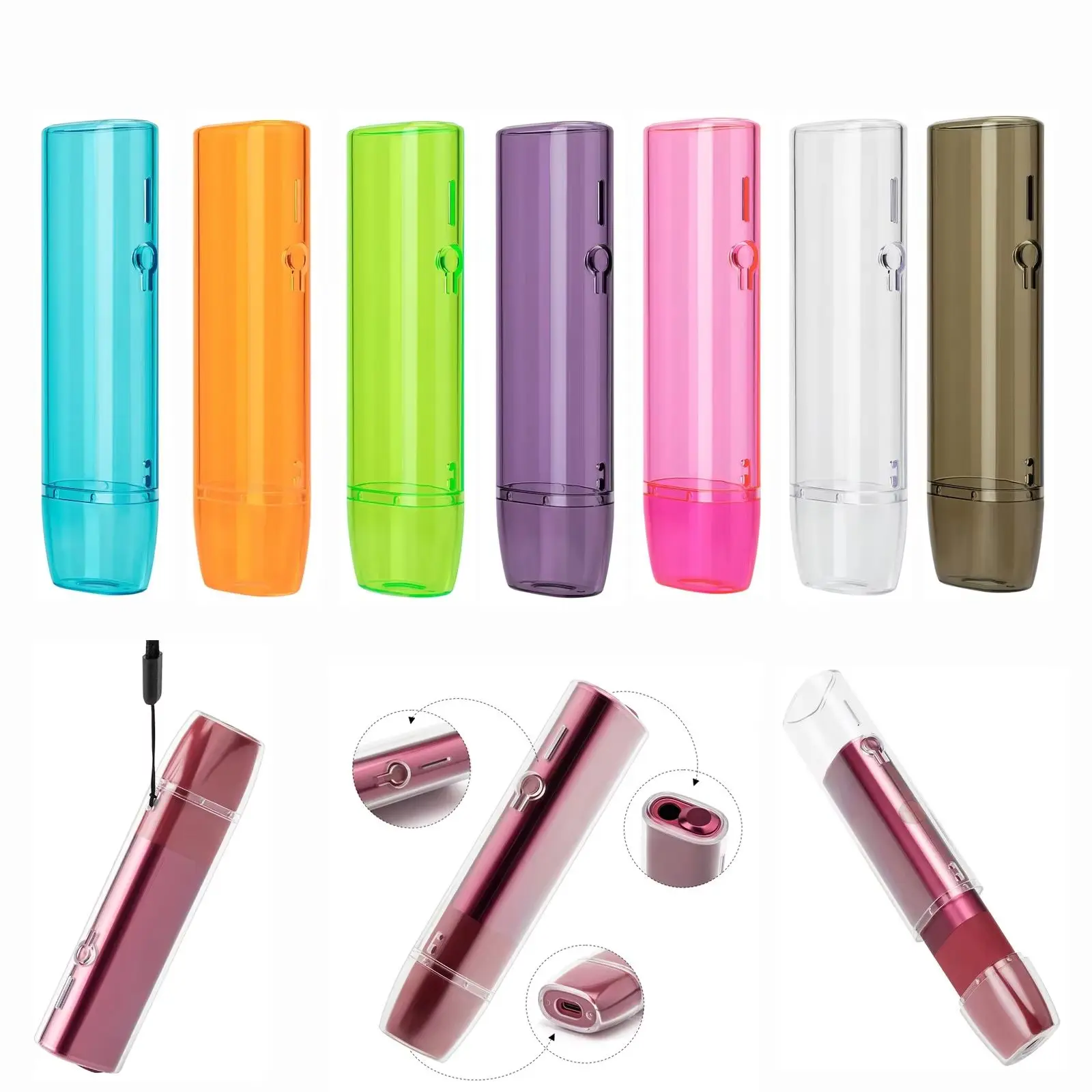 New Clear TPU Material Protection Case for IQOS ILUMAi I one New 2026 Version Korea Japane Hot Sale Protection Cover