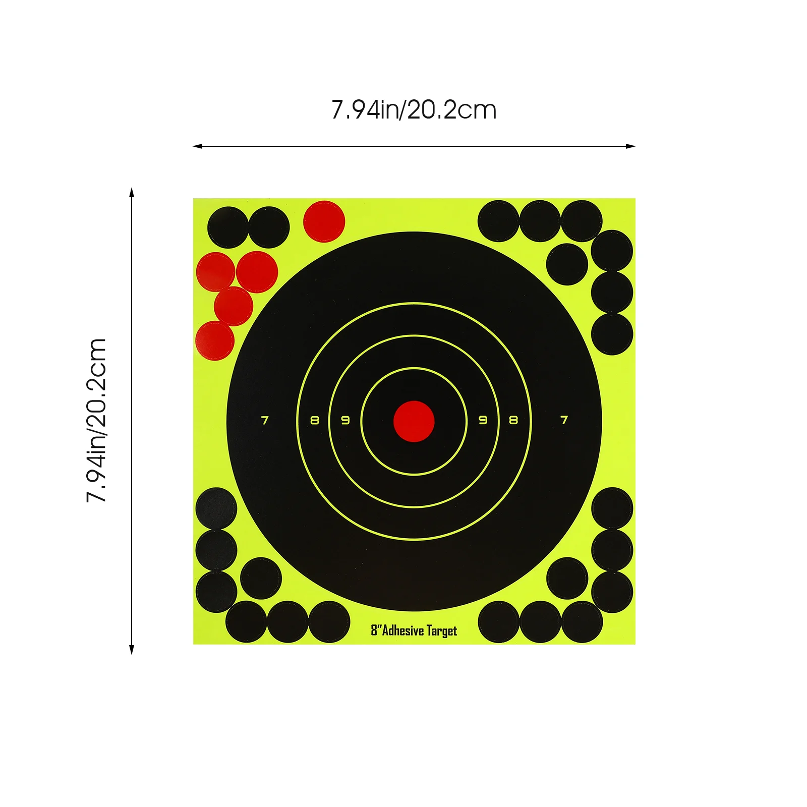 30 Pcs Paper Round Target Stickers Targets Pvc Self-adhesive for The Range Splatter