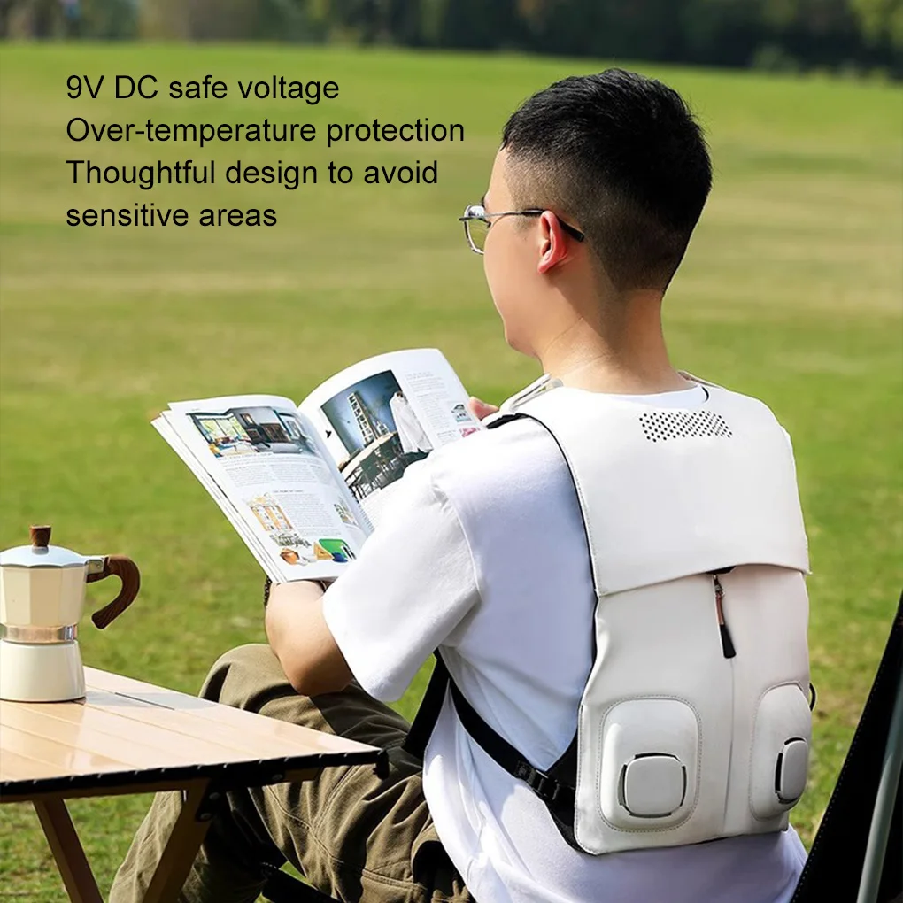 Semiconductor Refrigeration Cooling Air Conditioner Clothing Cooling Back Pad Outdoor Construction Site Conditioner Waterproof