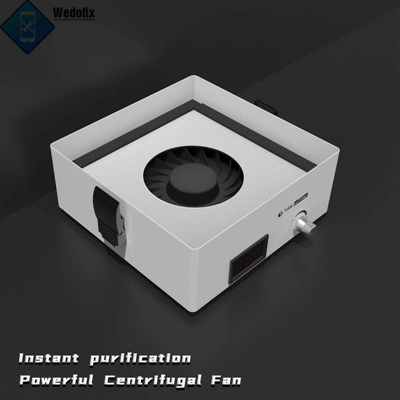 2UUL Kleine Desktop Fume Extractor Löten Rauch Purifier Sonder Rauchen Absorber Filter für Handy Elektronische Reparatur