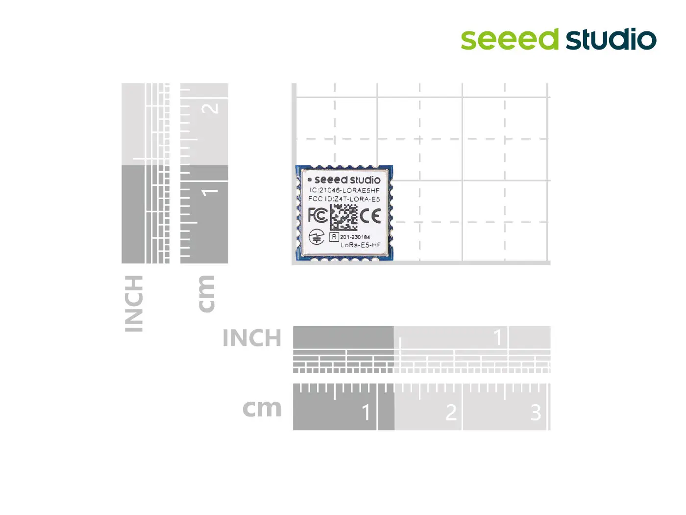 Wio-E5 Wireless-Modul (Bulk) – STM32WLE5JC, ARM Cortex-M4 und SX126x eingebettet, unterstützt LoRaWAN auf EU868 und US915