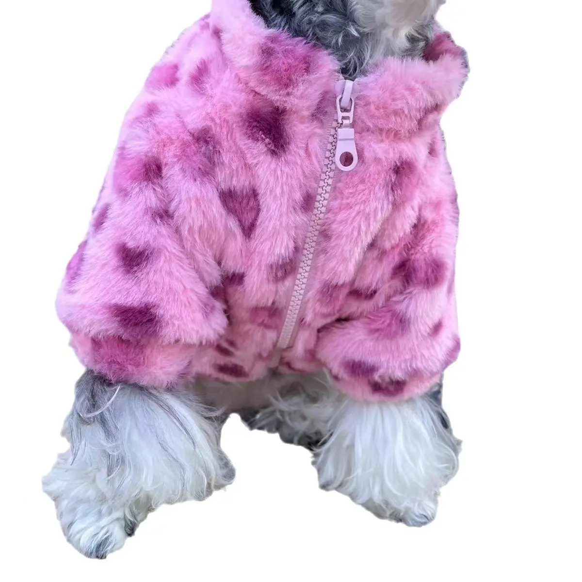 Dog clothes pet autumn winter frenzi schnauzer bichon maltese shih kitten rabbit fur coat