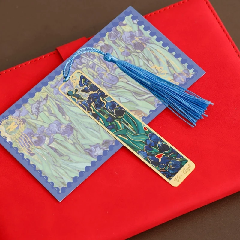 6 PCS Metal Stowmmarks Hollow Out Book Page Marker Reading Lundmarks D2RC