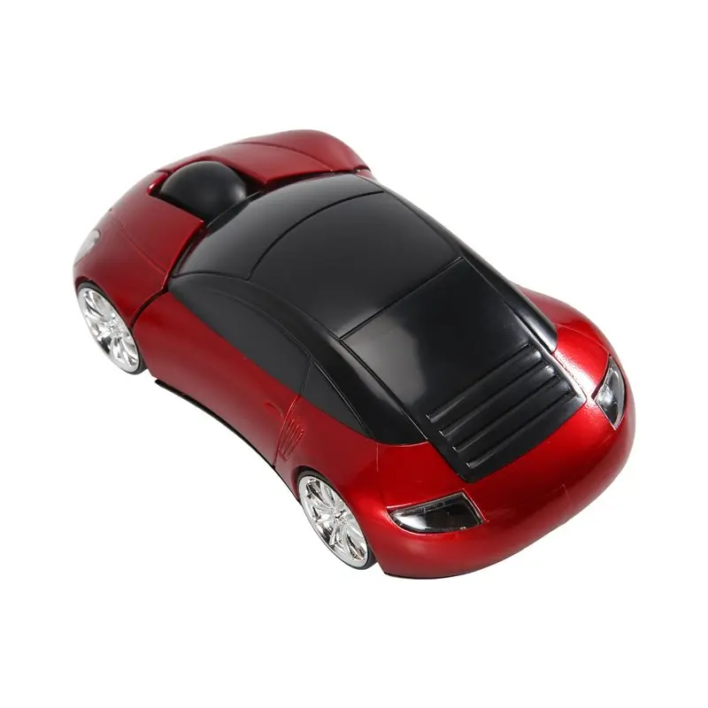 A23F-Wireless Mouse Car Mouse Wireless Mouse Car Shape Ergonomic Optical Cordless Mice With USB Receiver Mause For PC Office