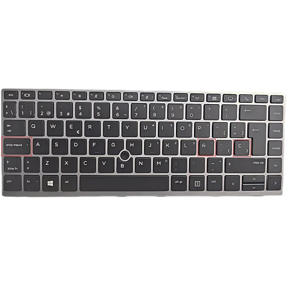 

Клавиатура UK/SPanish для HP EliteBook 745 G5, 745 G6, 840 G5, 840 G6, 846 G5, 846 G6,/ZBook 14u G5, ZBook 14u G6.с подсветкой и пуантом