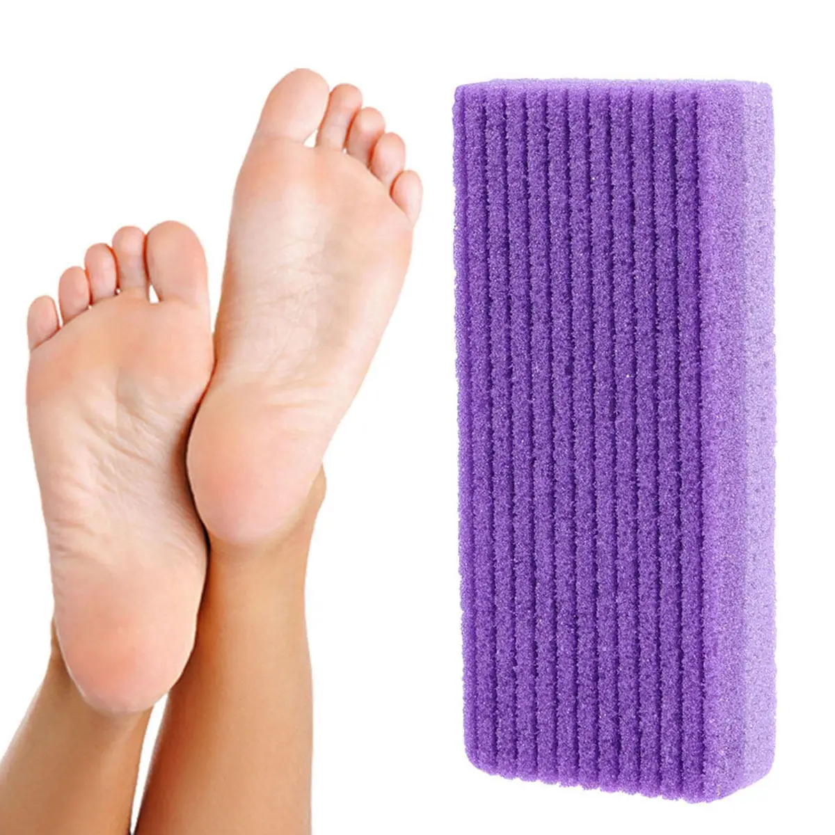 PU Foot Scraper for Dead Skin and Callus Removal Exfoliation Tool Gentle Safe Pedicure File Callus Treatment After Shower Use