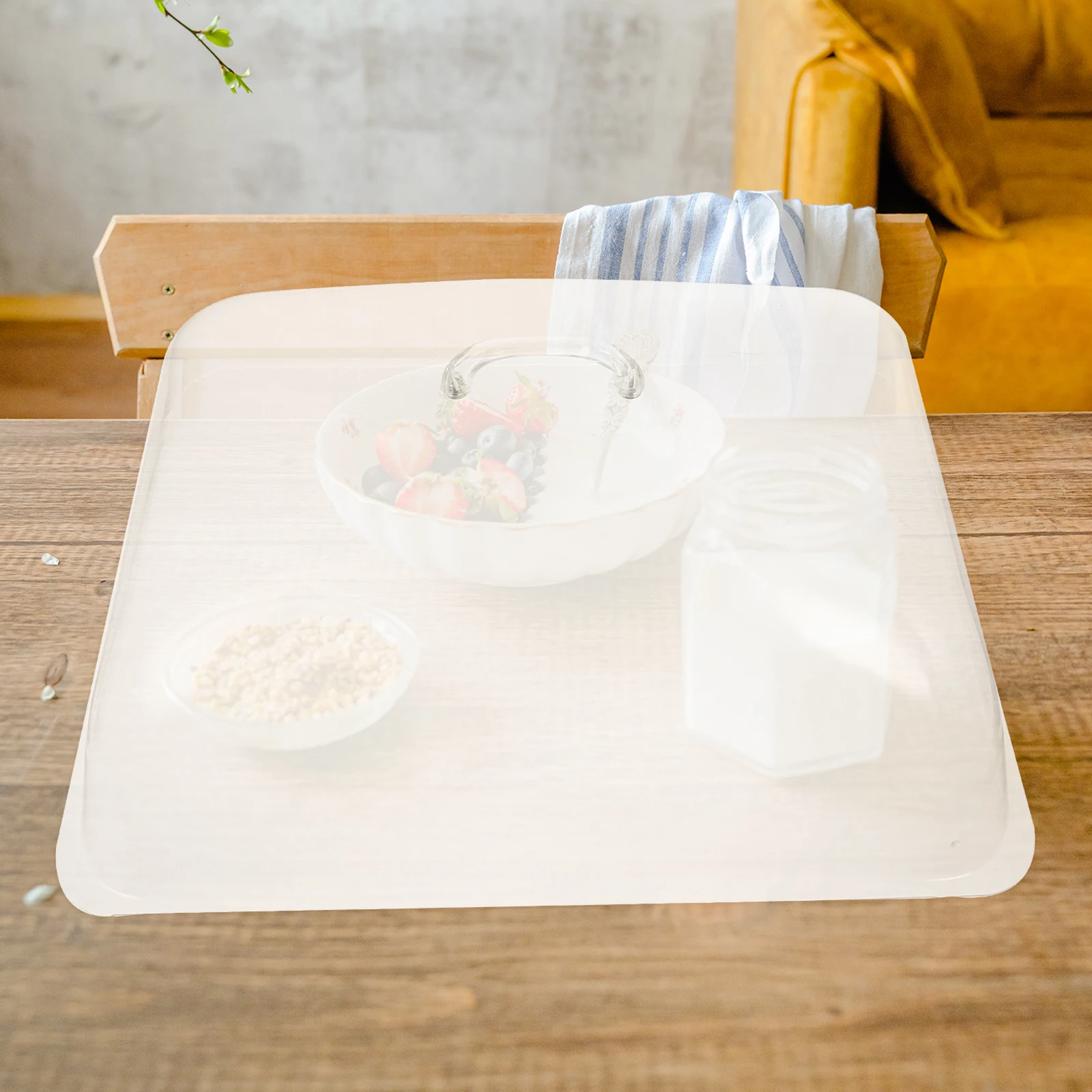 

Household Food Cover Transparent Storage Dome for Cake Display Reusable Preservation Dish Cover 38*27