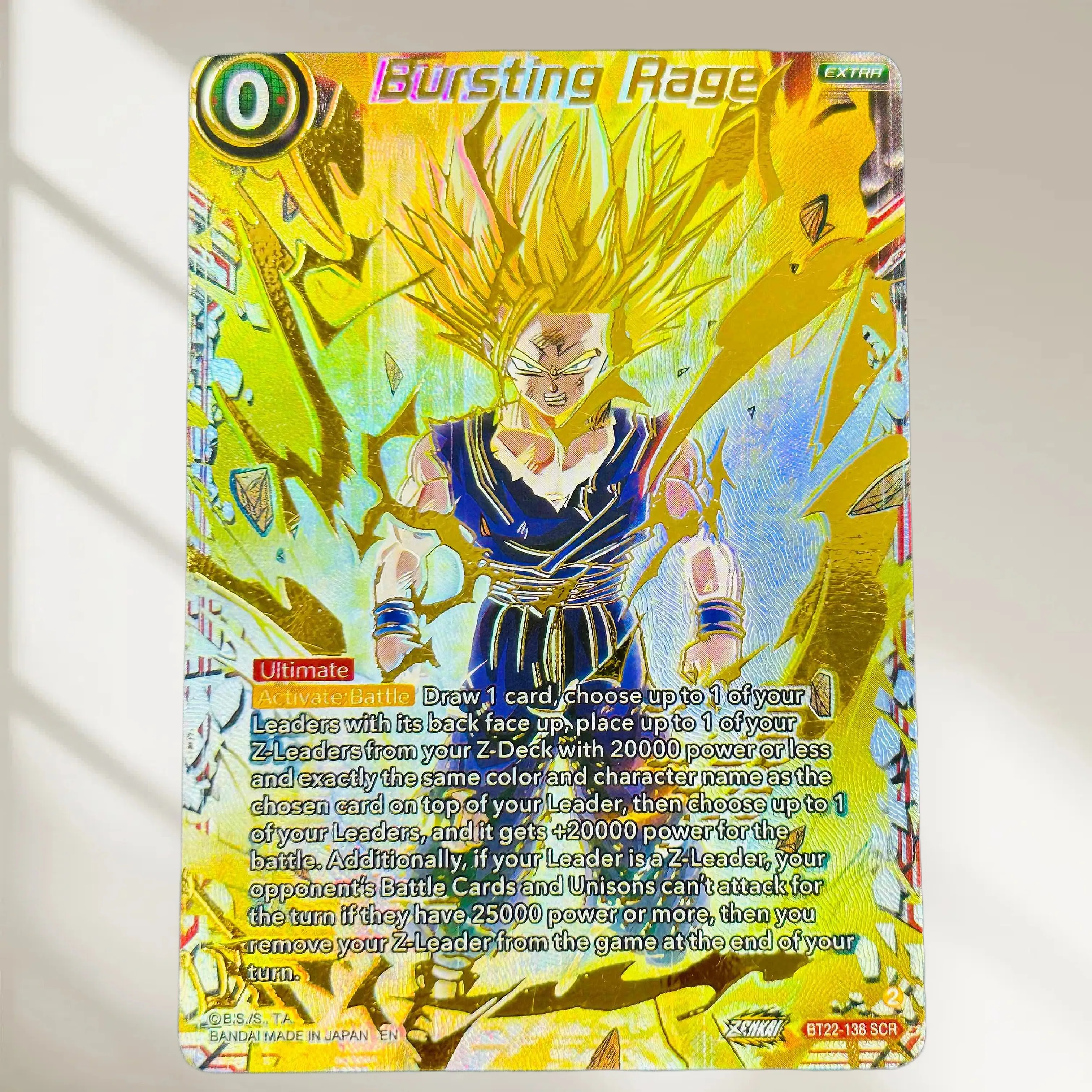 DIY 3Pcs Dragon Ball Bursting Rage Gogeta & Son Gohan Gold Foil Texture Flash Cards Classic Anime Collectible TCG