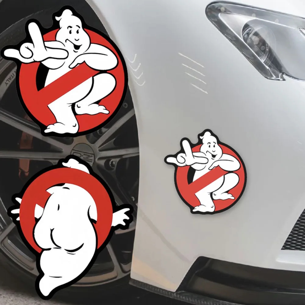 Ghostbusters Car Stickers Waterproof for Auto Window Bumper Funny Motorbike Tank Helmet Decals Cartoon Refit Car Styling Decor