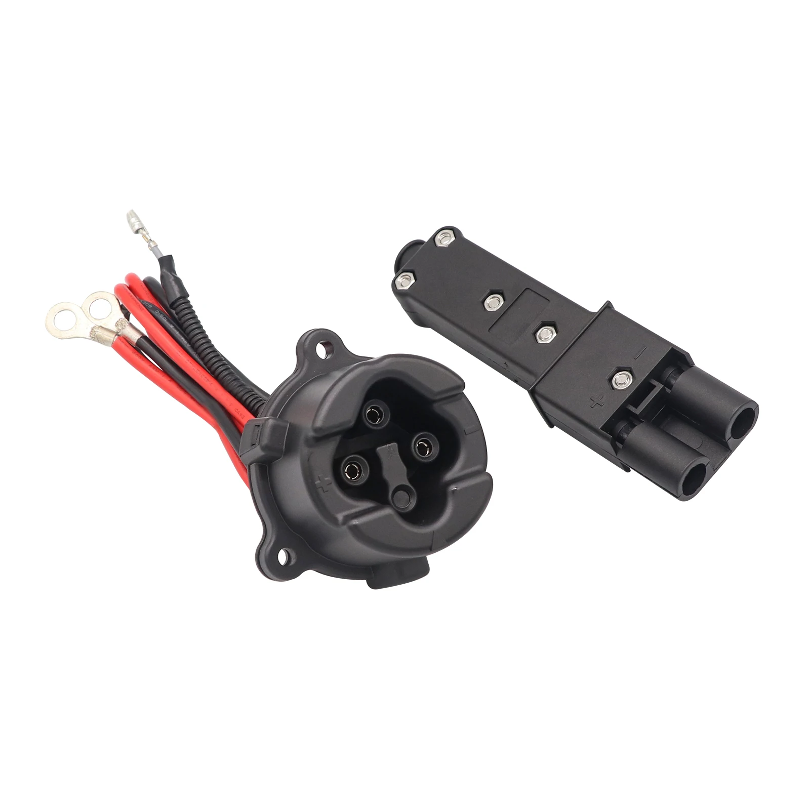 Golf Cart MAC DC charger power 48V socket & plug for Yamaha Electric 2011-2017 G29#JR1-H235A-00 JW9-H6181-00