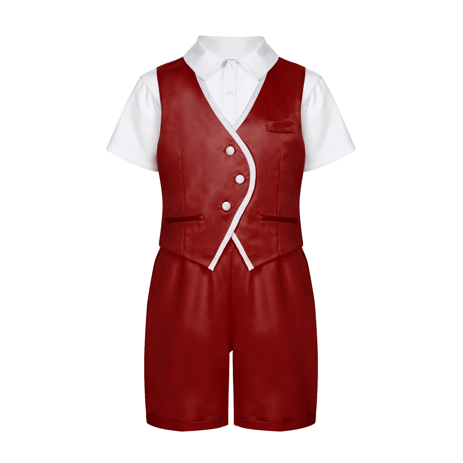 Kinderen Jongens Gentleman Pak Tieners Formele Kleding Sets Childs Pak Voor Jongen Doop Schooluniformen Trouwfeest Outfit