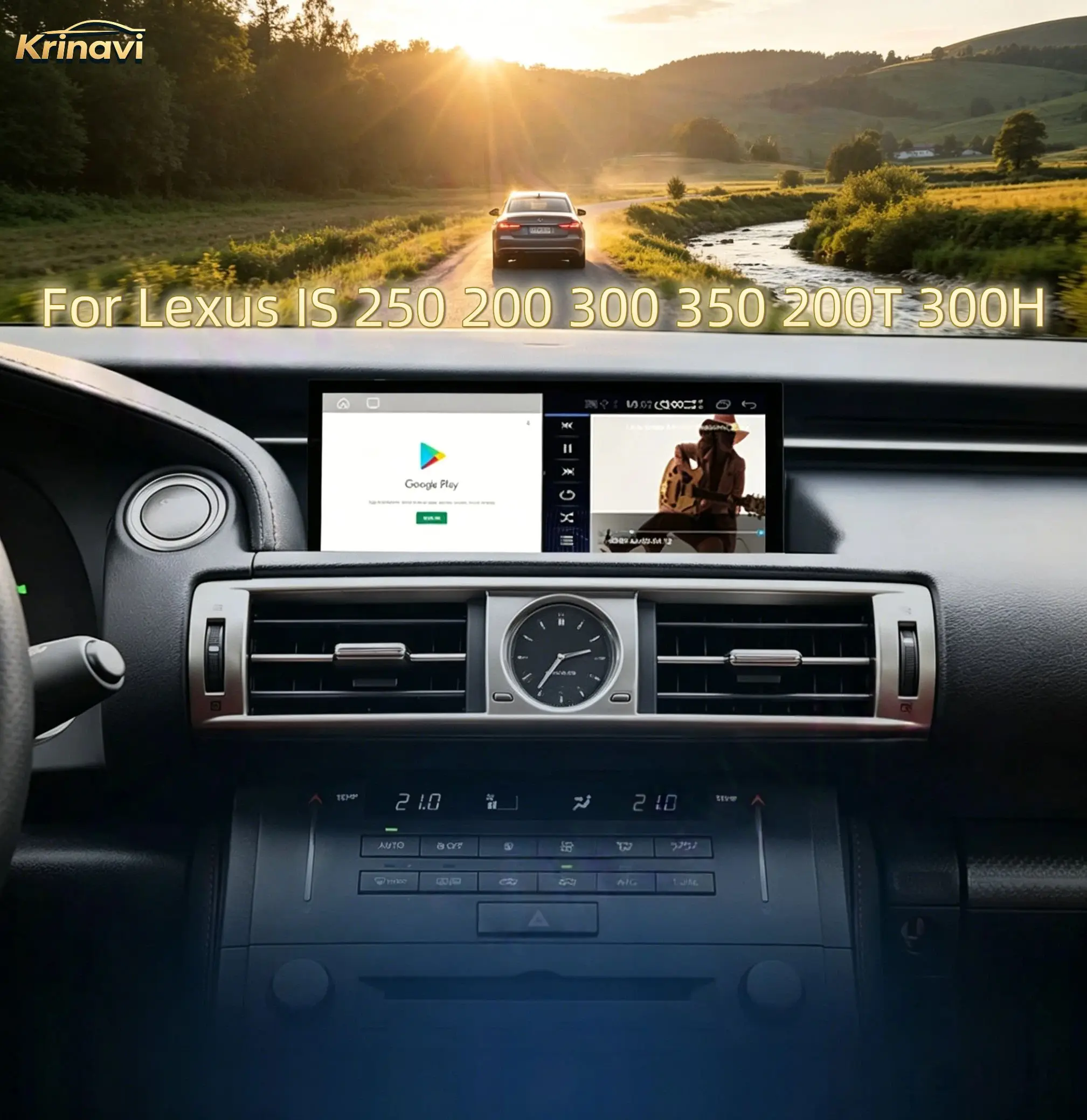 For Lexus IS 250 200 300 350 200T 300H 2013 2017 10.25'' Android 13 Qualcomm CarPlay Reserved OEM Menu Car Radio Video Player