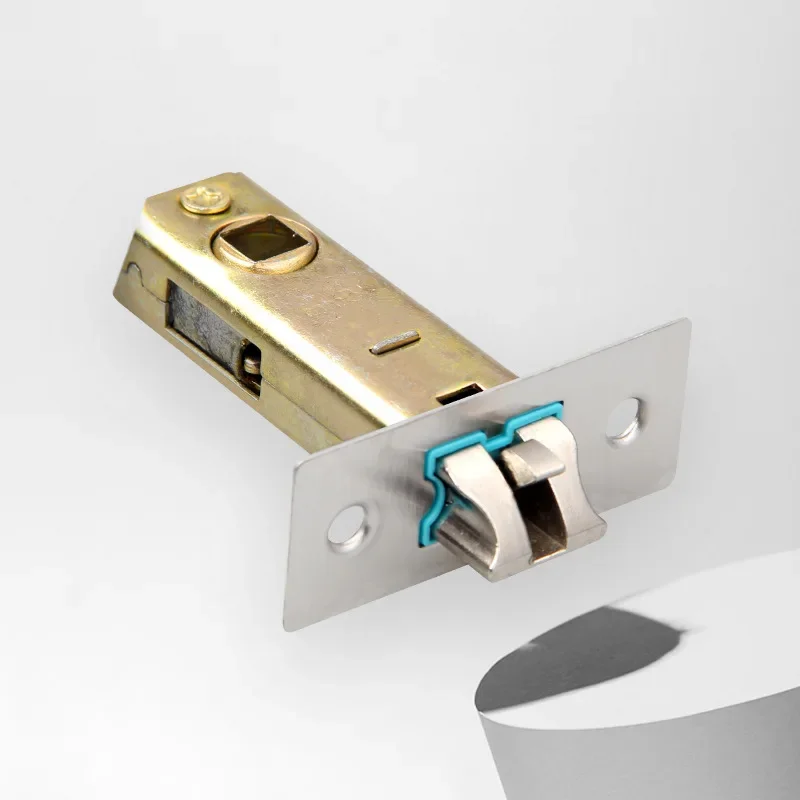 Best Toilet Lock Tongue Zinc Alloy Insert Three-pronged Silent Lock Cylinder Room Door Lock Bathroom with Fork 30mm 35mm 40mm 45