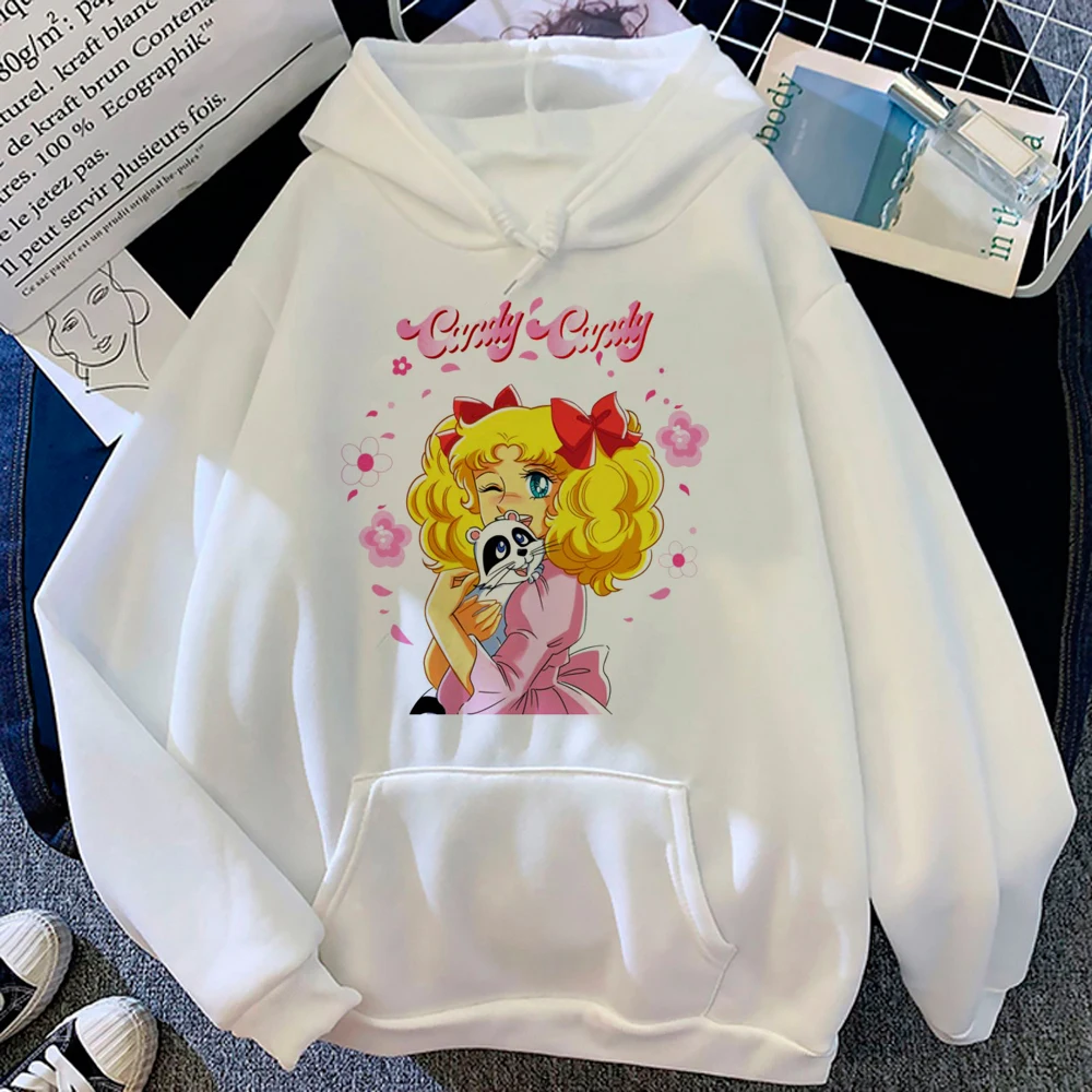 Candy Candy Anime hoodies women 2023 streetwear gothic clothing clothes women Winter clothes