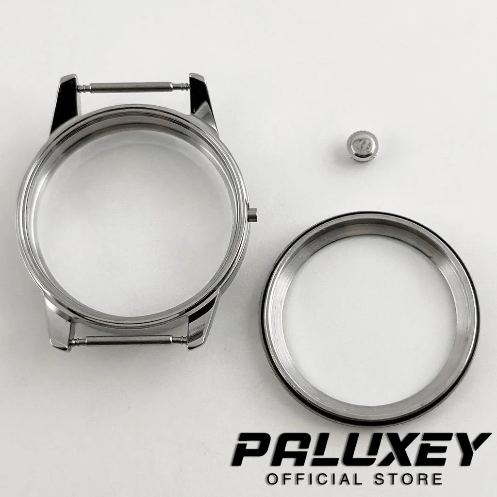 New Cocktail 33MM Diamond Edge Glass Ladies Women's Cocktail Case Stainless Watch Case Fit NH35 NH36 NH38 Movement Watch Box