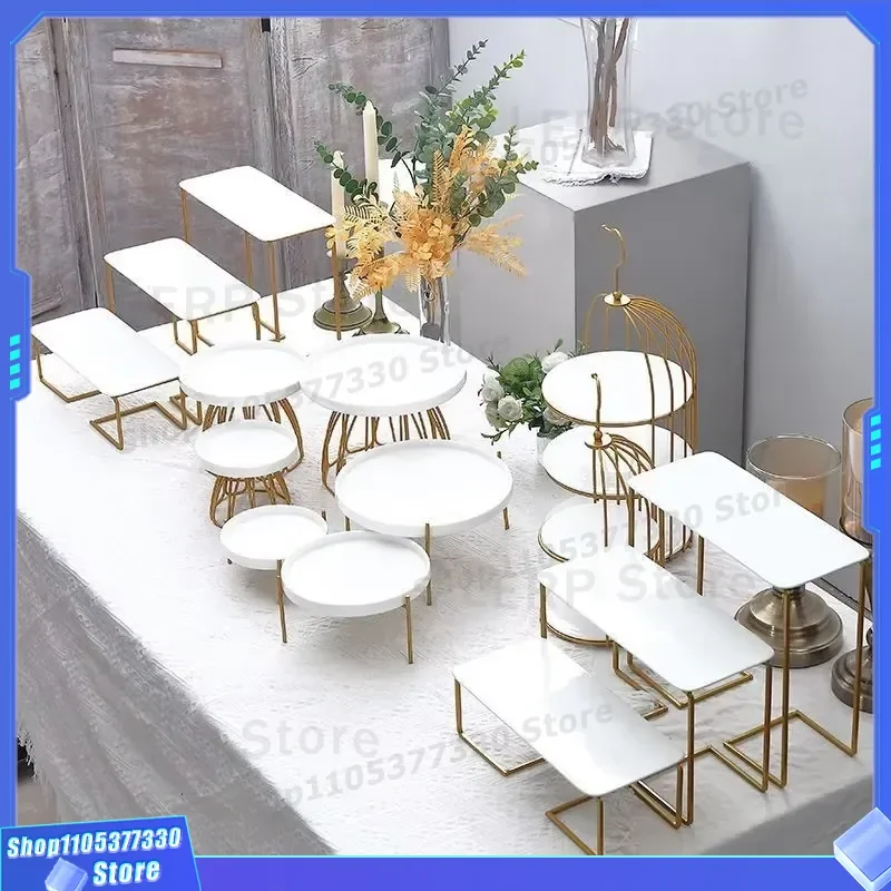 14 Tier Metal Cake Stand Deluxe Wedding Dessert Display Rack for Buffet Catering Afternoon Tea Snacks Decoration Party