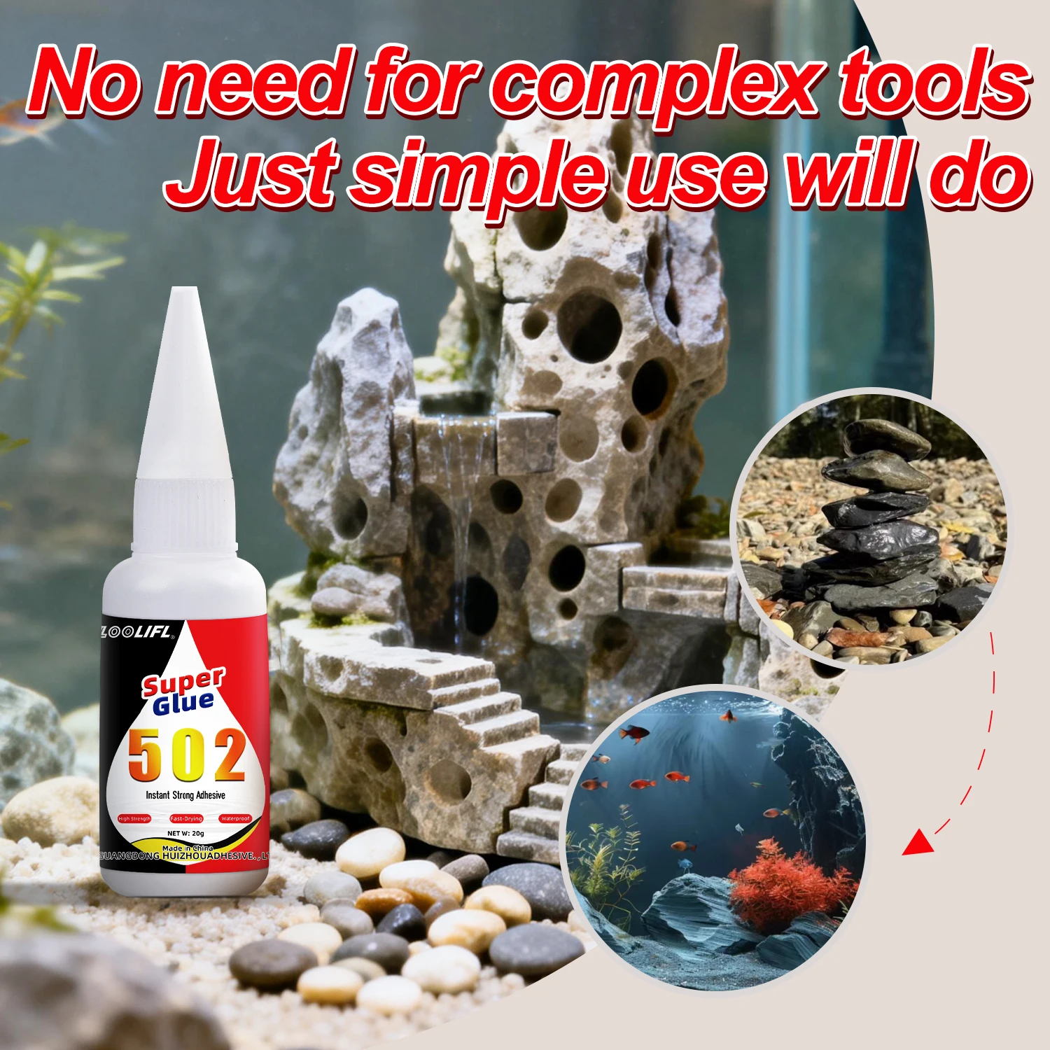 Looufl502 Strong Adhesive 1/3/5Pcs, Epoxy Resin Glue, Oily Welding Glue Transparent Glue, All-Purpose Glue. Multi-Purpose Instant Adhesive - Bonds Wood, Ceramics, Stone, Abs, DIY Crafts
