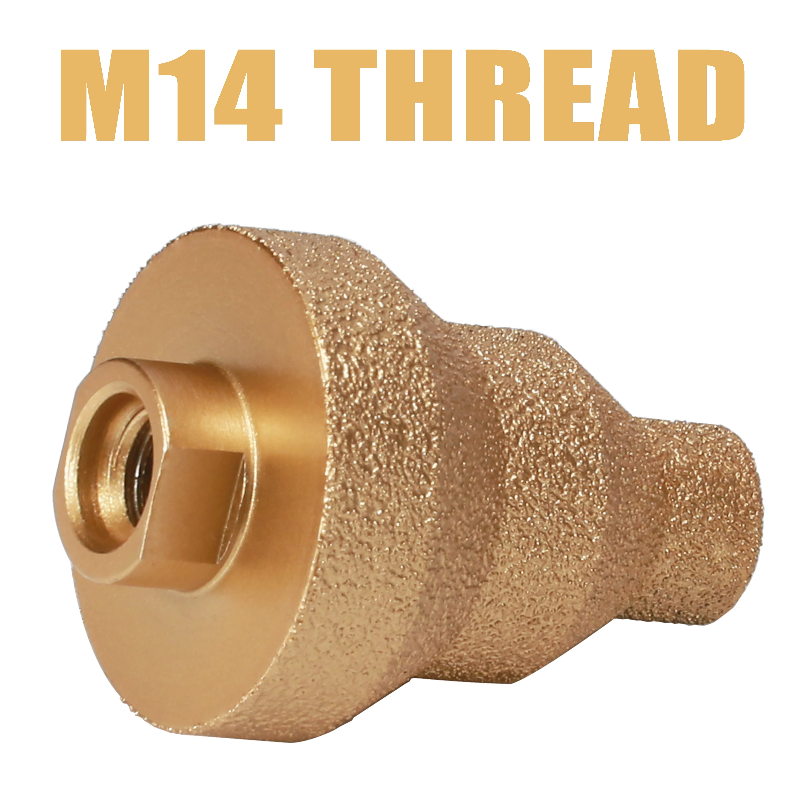 Imagem -06 - Diamante Passo Chanfro Broca Rebarbadora Hole Saw M14 Thread Ampliar Telha de Mármore Alvenaria Concreto Porcelana 203550 mm