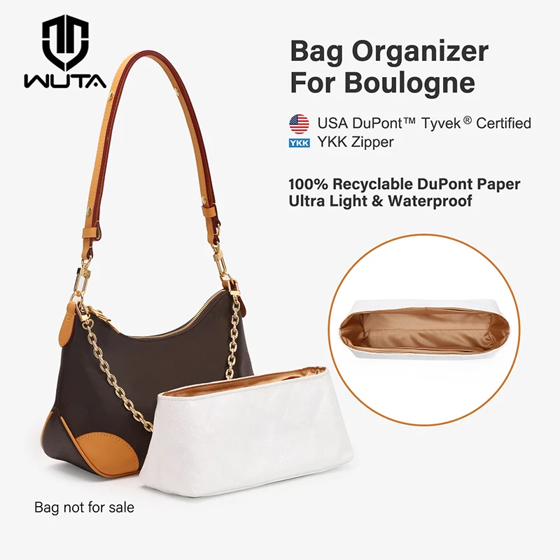 

WUTA Dupont Paper Inner Bag For LV Boulogne Handbag Insert Storage Bags Liner Bag Support Shaper Bag Organizer