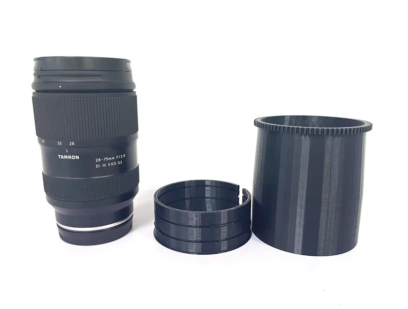 

Nauticam 37159 Tamron 28-75 f2.8 zoom gear 3D printed products.