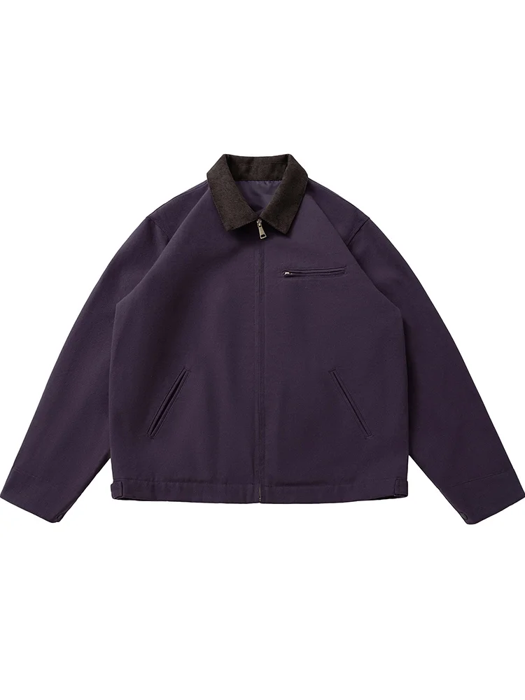 

Мужская повседневная свободная куртка-бомбер Detroit Jaet, весна-осень, в стиле ретро, рабочая одежда, для пар, молодежная, на каждый день