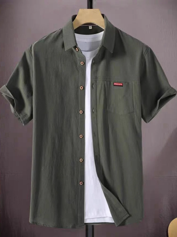 

Лето 2023, новинка модного бренда, мужская повседневная брендовая одежда ort Sve irt Sli, простой дизайн, корейская версия, Haome Leisure irt