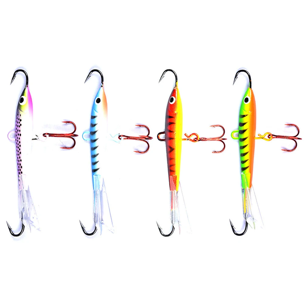 83mm/18g Künstlicher Harter Köder Bunte Balancers Jig Köder Harter Köder mit Minnow-Profil 3D-Augen Pesca Tackle Angelzubehör