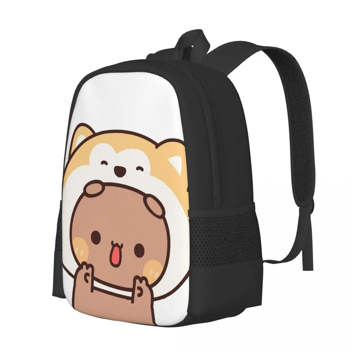Bear And Panda Bubu Dudu Backpack Daypack Large Capacity Boys Girls BookBag School Bag Shoulder Bags for Men Women