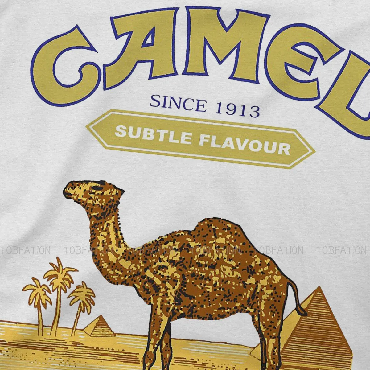 Camel Cigarettes Graphic TShirt  Printing Streetwear Leisure T Shirt Men Tee Special Gift Idea