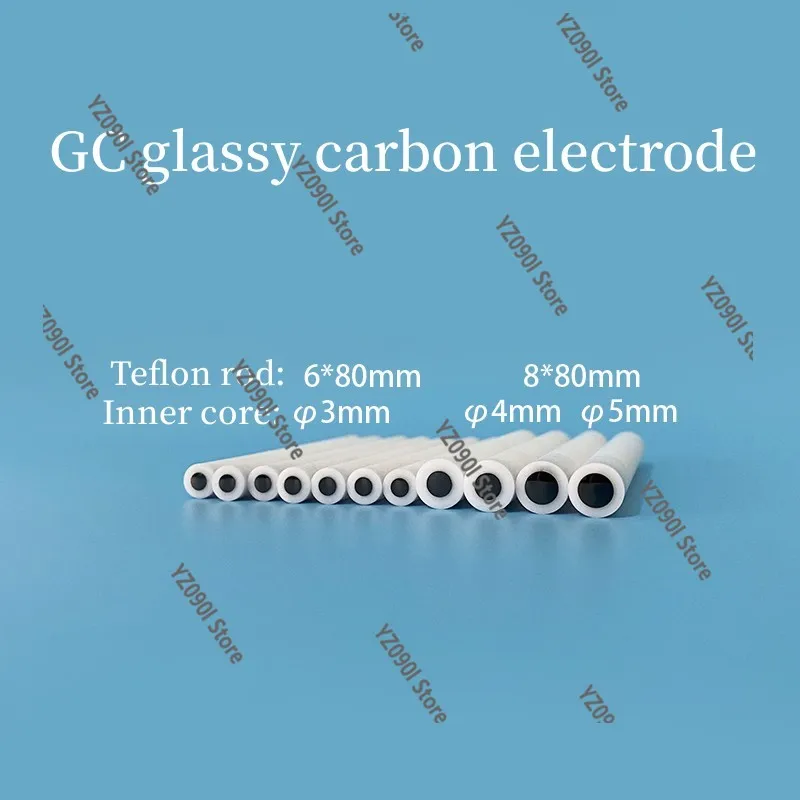 

Glass Carbon Disk Electrode, 1/2/3/4/5mm Modified Auxiliary Electrode for Laboratory Electrochemical Use