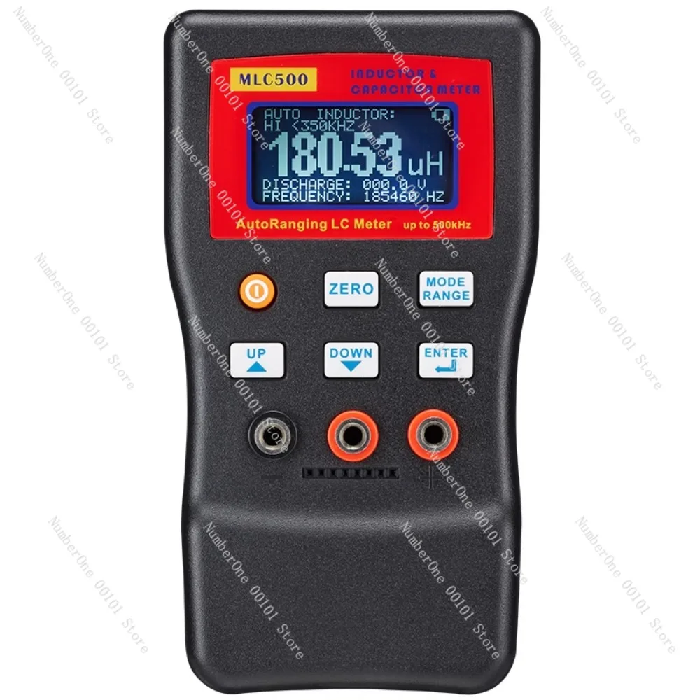 

Capacitance Inductance Meter MLC500 Capacitance Meter Digital Display High Precision 1% Digital Anti-Burn Automatic Range Tester
