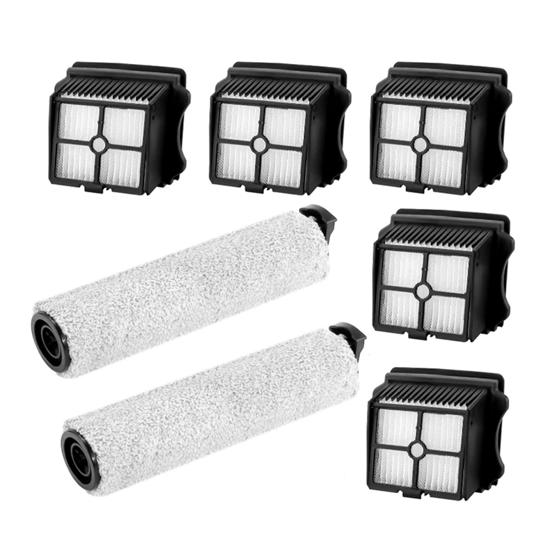 Kit de accesorios para Tineco Floor One S3/ Ifloor 3, rodillo de cepillo de filtro de vacío para Tineco Floor One S3, inalámbrico, húmedo y seco