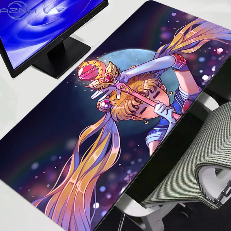 Mouse Pad S-Sailor Moon Computer Speed Type Carpet Mat For e-sports Players Laptop Keyboard Mousepad Office Desk Durable