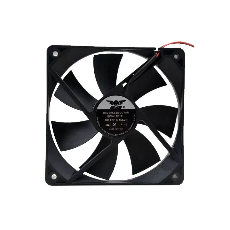 NEW ORIGINAL EFS-12E12L 12V 0.16A 12025 120*120*25mm 12cm COOLING FAN