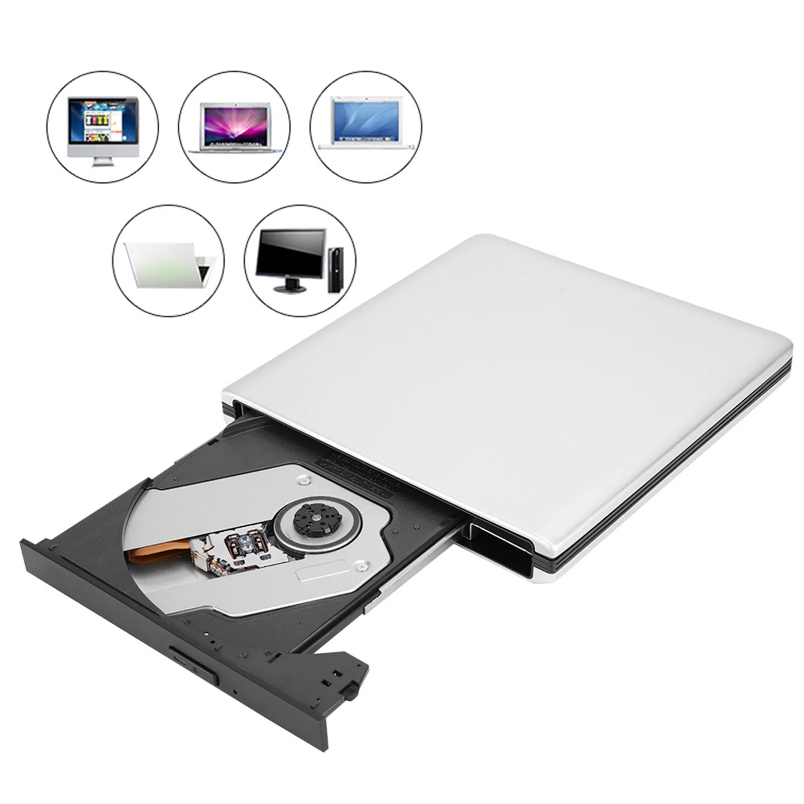 

BD Writer Регистратор Оптический привод DVD-привод USB3.0 Ray Ноутбук ПК Внешний оптический привод Диск DVD CD BD Writer Recorder