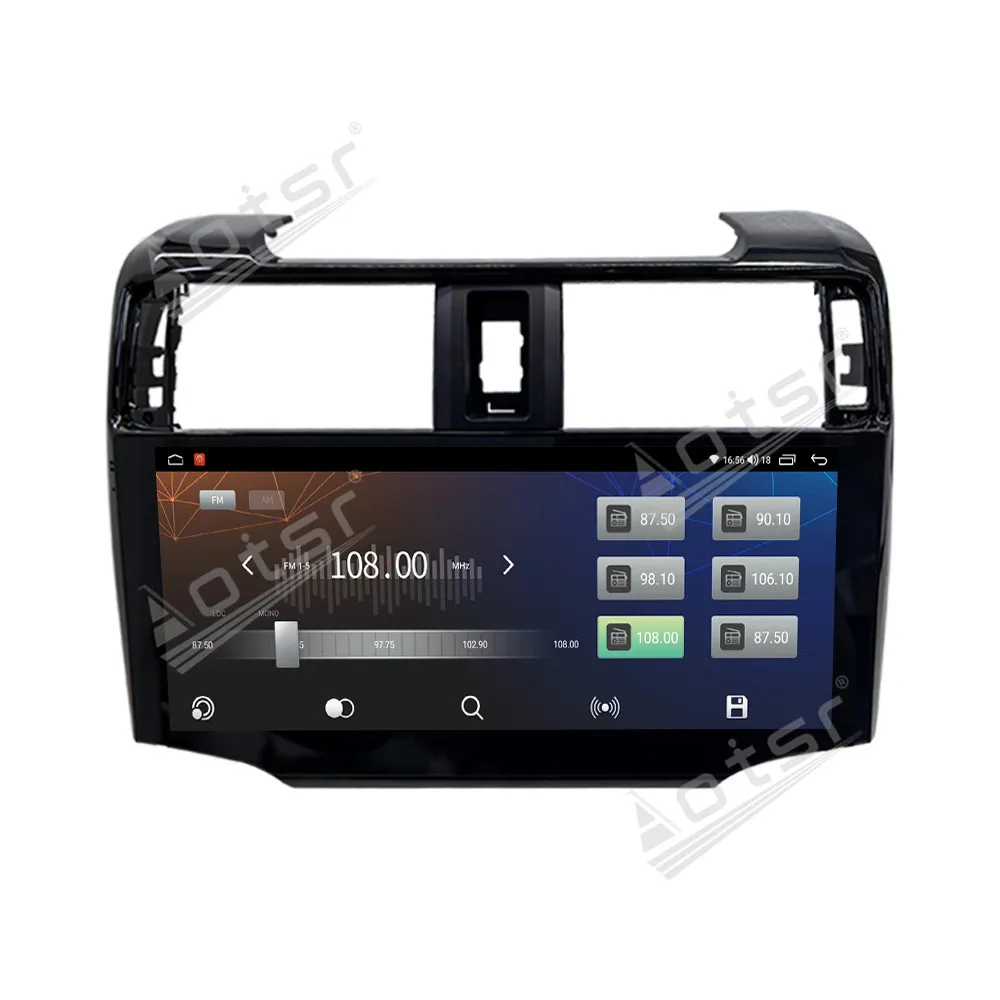 12.3 Inch Android 14 For Toyota 4Runner 2010-2022 display Gps Navigation Carplay Car Radio HD Touch screen Stereo Auto Head Unit