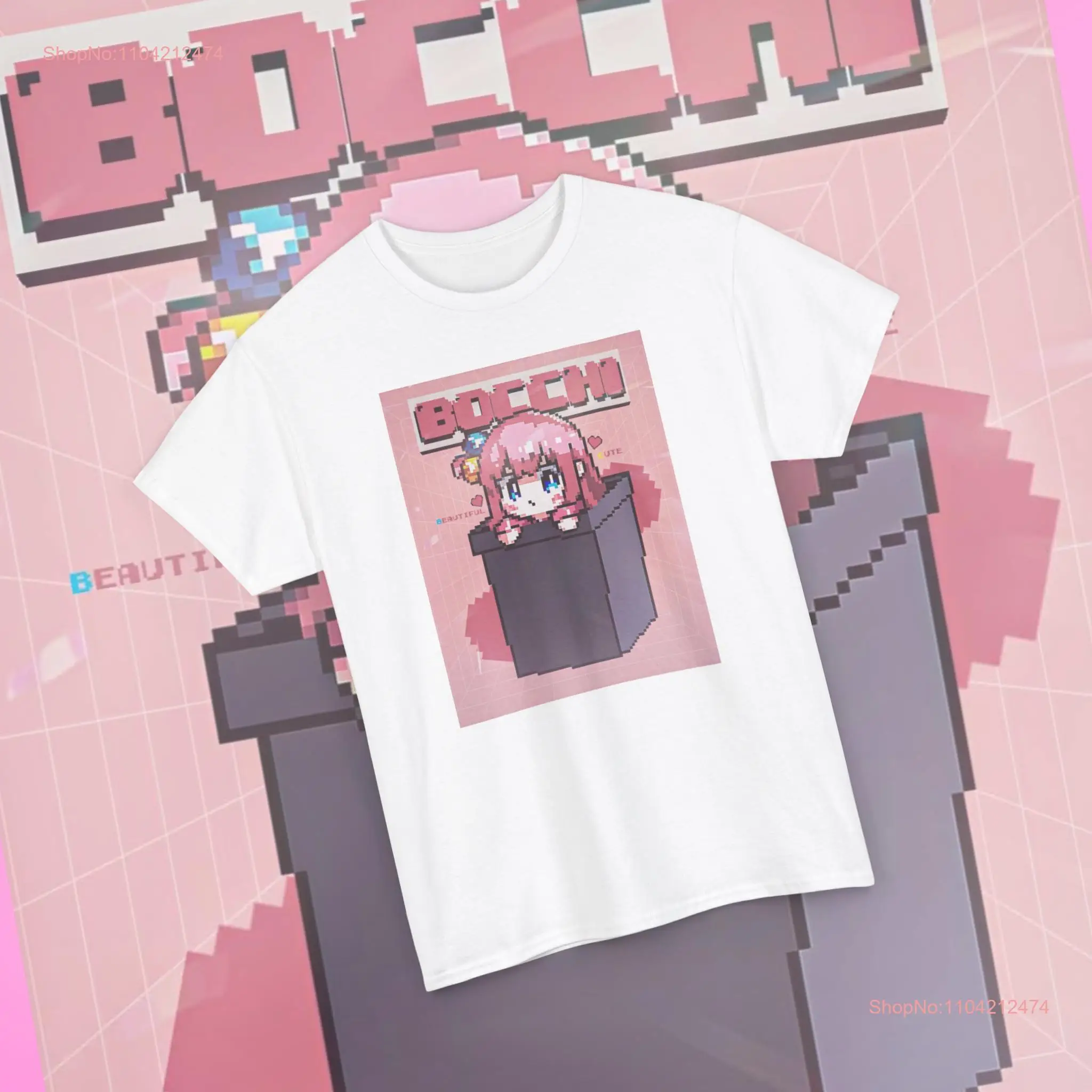 Kesoku Band T Shirt Bocchi the Rock Anime s Kawaii long or short sleeves