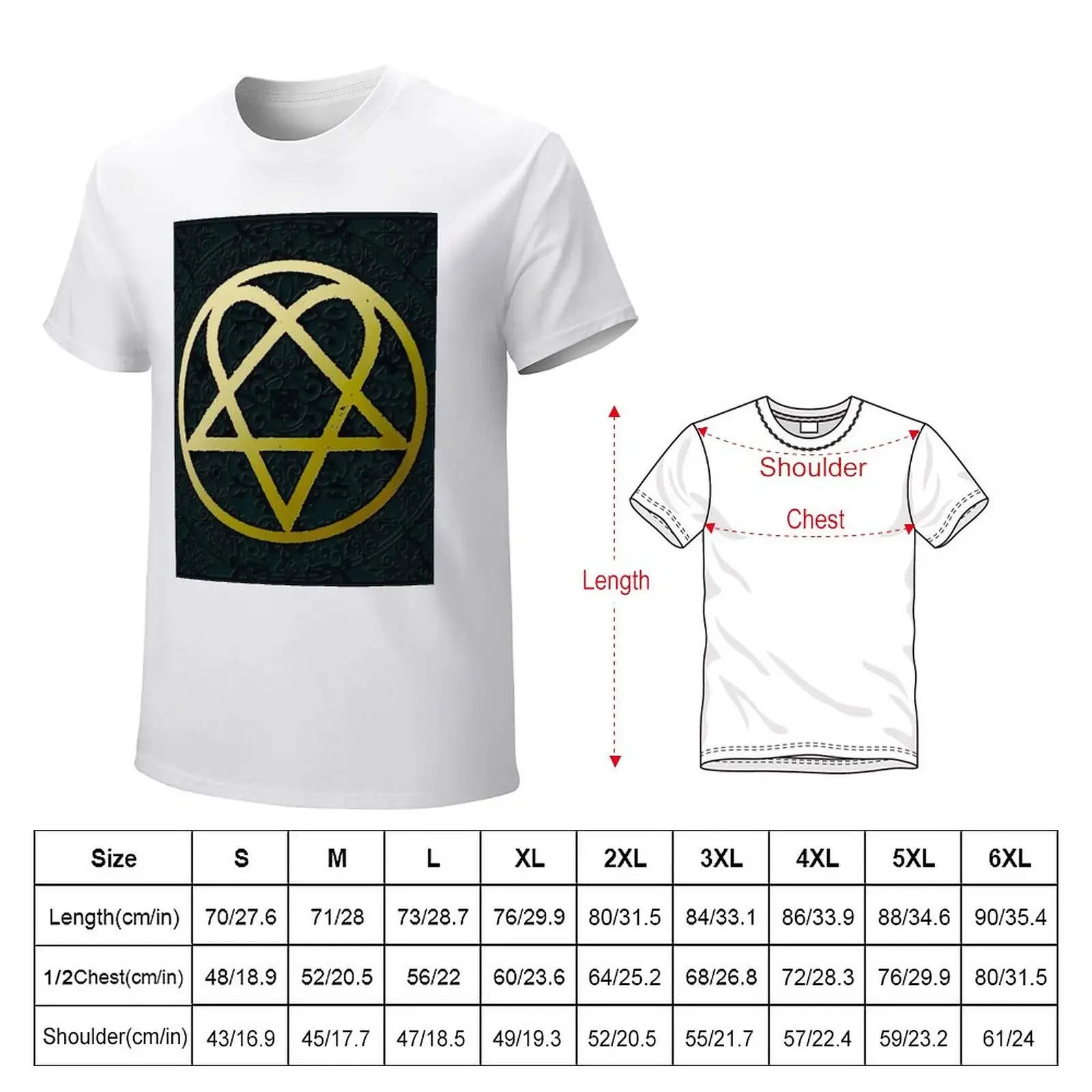 Heartagram Him Band Love Metal Cover Ville Valo Heartagram T-Shirt boys animal print sports fans men clothes